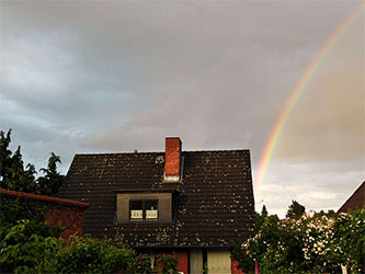 Die Rosenschmiede ist auch bei schlechtem Wetter...